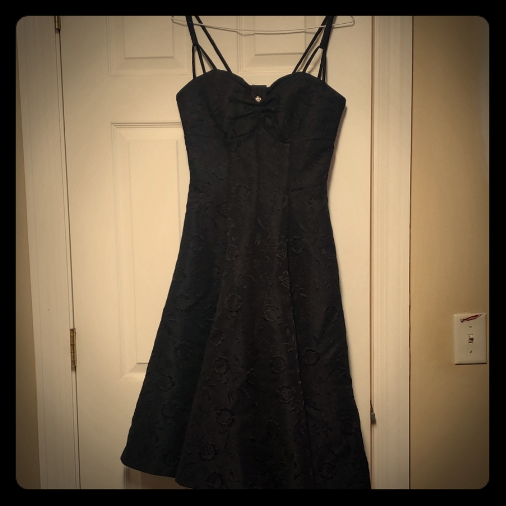 Black vintage style dress